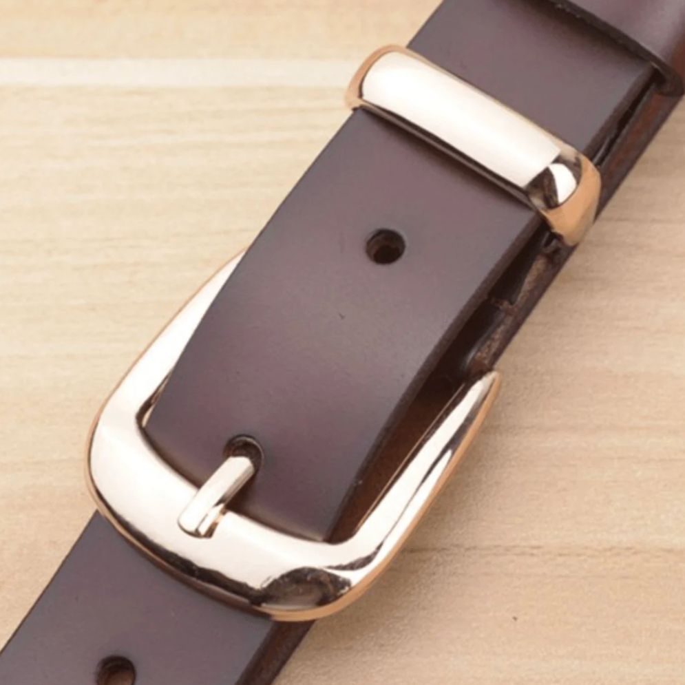 Ceinture en Cuir Fine pour Femme
