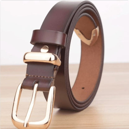 Ceinture en Cuir Fine pour Femme