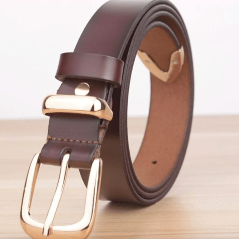 Ceinture en Cuir Fine pour Femme