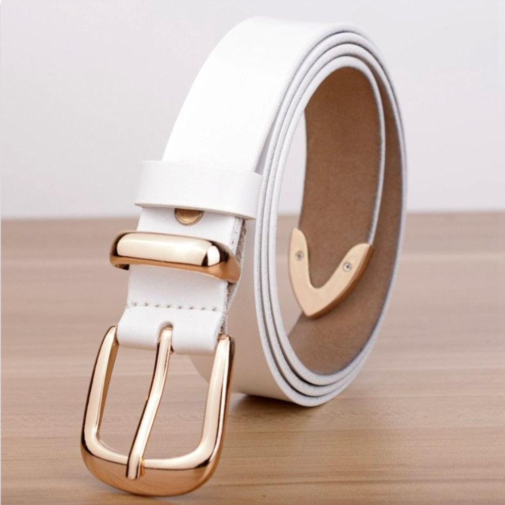 Ceinture en Cuir Fine pour Femme