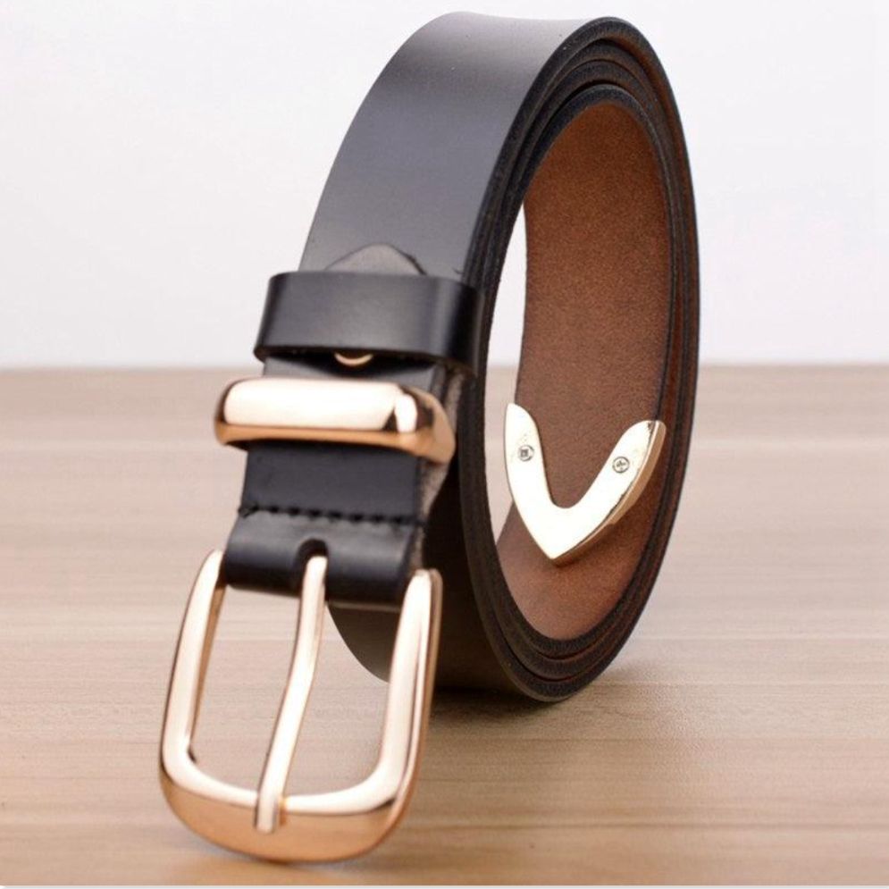 Ceinture en Cuir Fine pour Femme