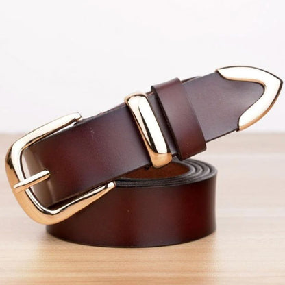 Ceinture en Cuir Fine pour Femme