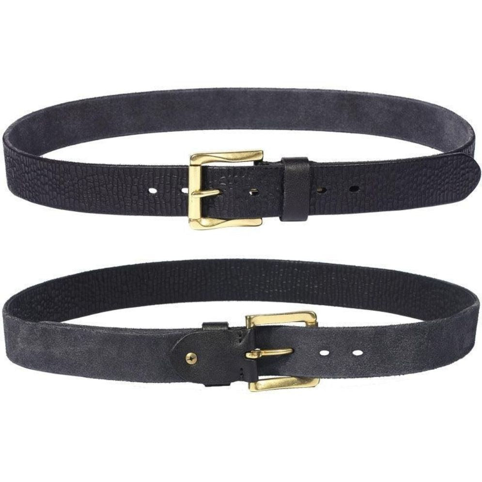 Ceinture en Cuir Grainé pour Homme Modèle Varun - La Ceinturerie