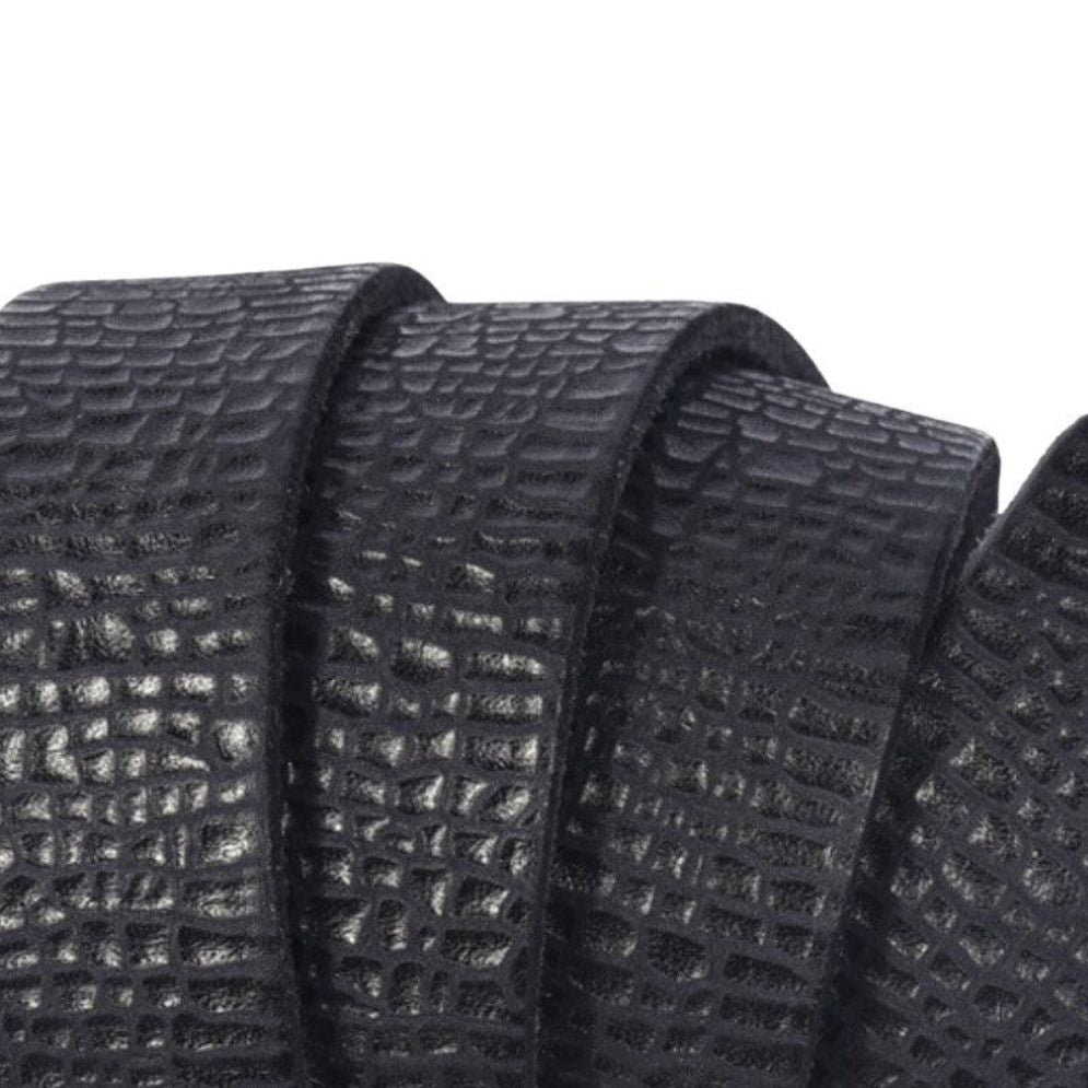 Ceinture en Cuir Grainé pour Homme Modèle Varun - La Ceinturerie