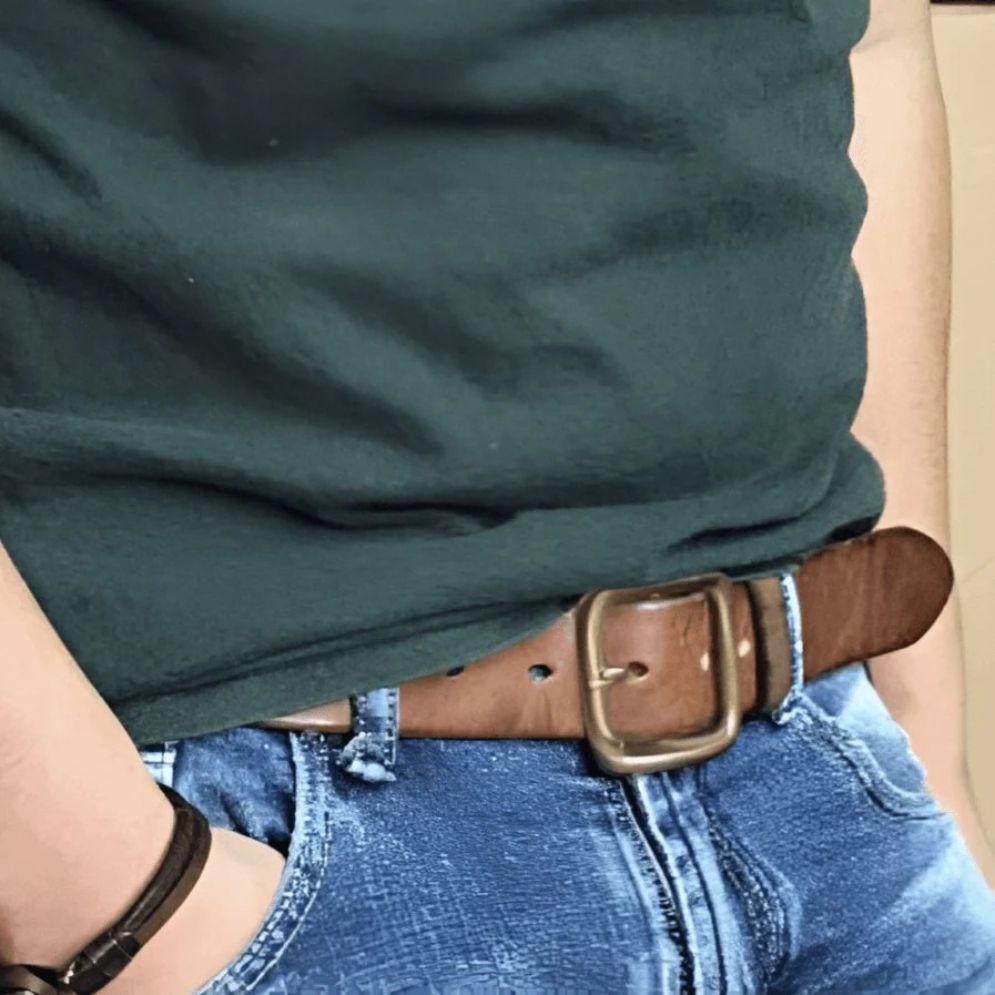 Ceinture en Cuir pour Homme Modèle Gabriel - La Ceinturerie
