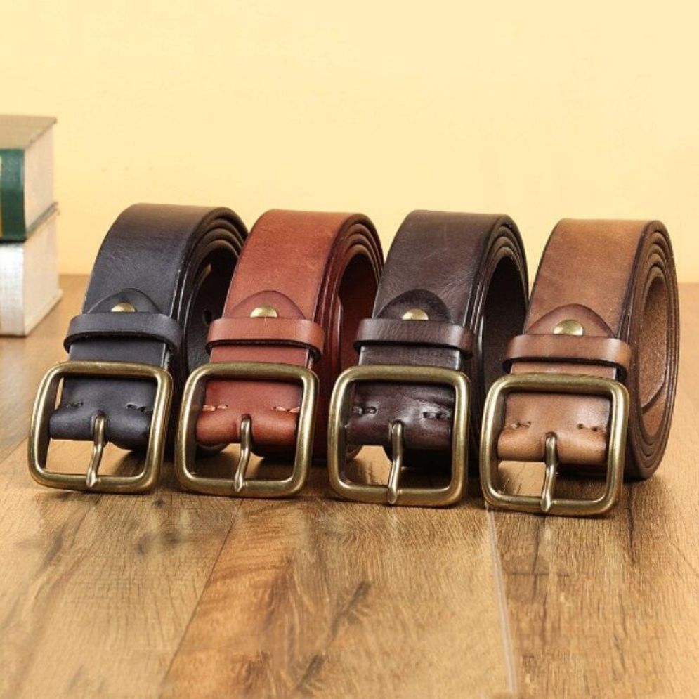 Ceinture en Cuir pour Homme Modèle Gabriel - La Ceinturerie
