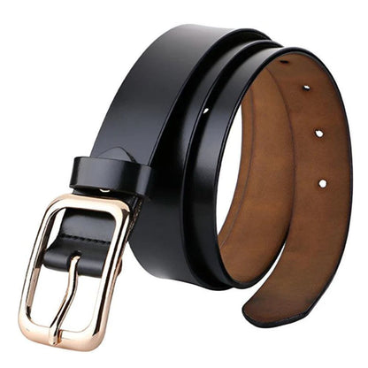 Ceinture en Cuir Lisse Femme à Boucle Modèle Marta - La Ceinturerie
