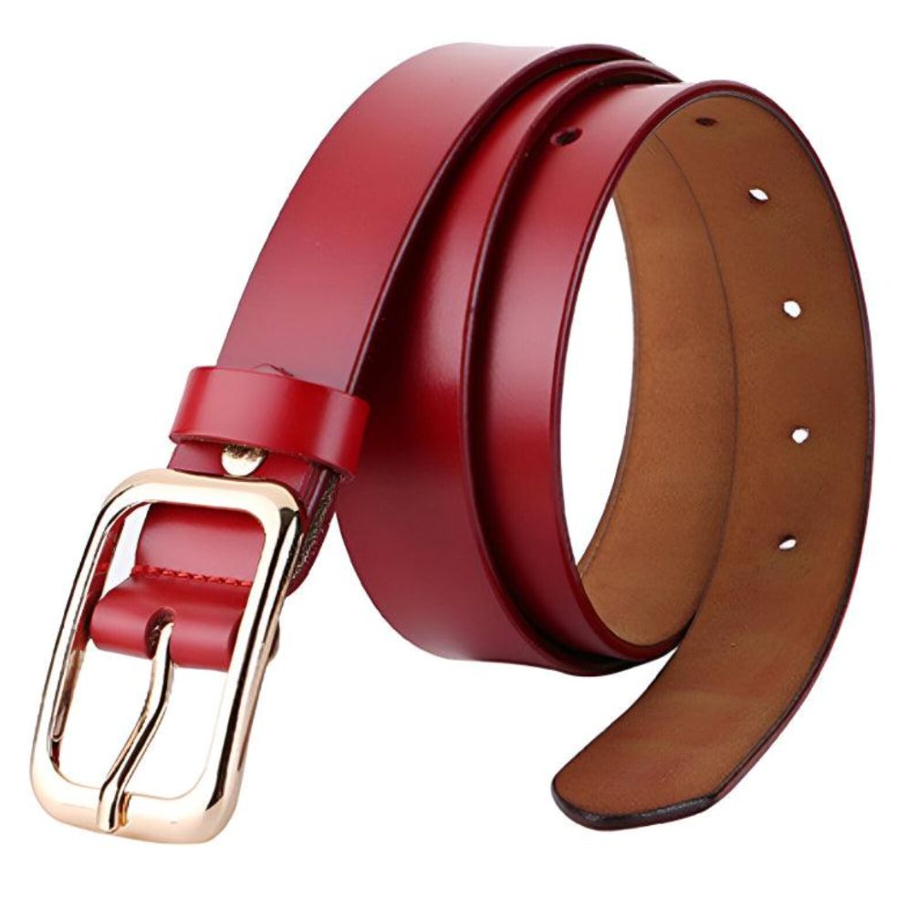 Ceinture en Cuir Lisse Femme à Boucle Modèle Marta - La Ceinturerie
