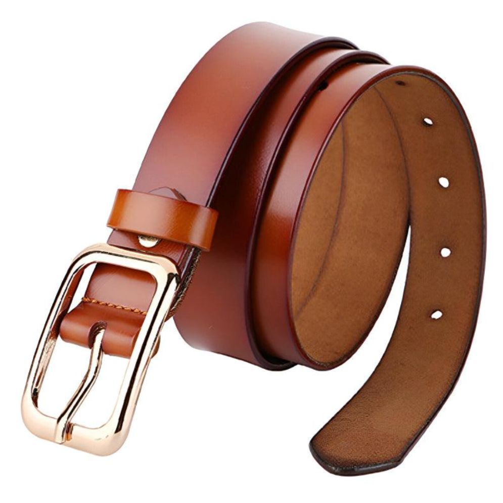 Ceinture en Cuir Lisse Femme à Boucle Modèle Marta - La Ceinturerie
