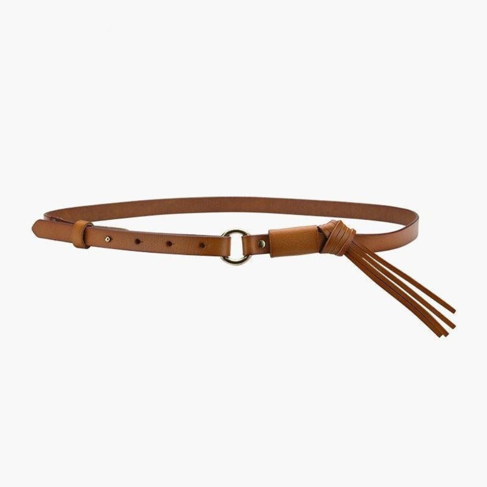 Ceinture en Cuir Ornée pour Femme Modèle Shreya - La Ceinturerie
