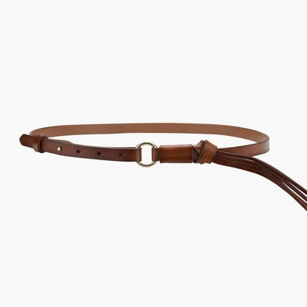 Ceinture en Cuir Ornée pour Femme Modèle Shreya - La Ceinturerie
