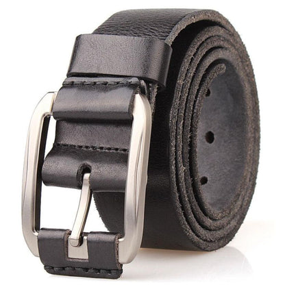 Ceinture en Cuir Pleine Fleur à Boucle pour Homme - La Ceinturerie