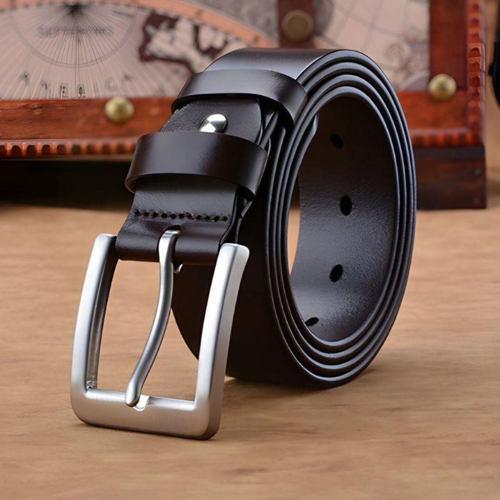 Ceinture en Cuir Pleine Fleur pour Homme Modèle Laurel - La Ceinturerie