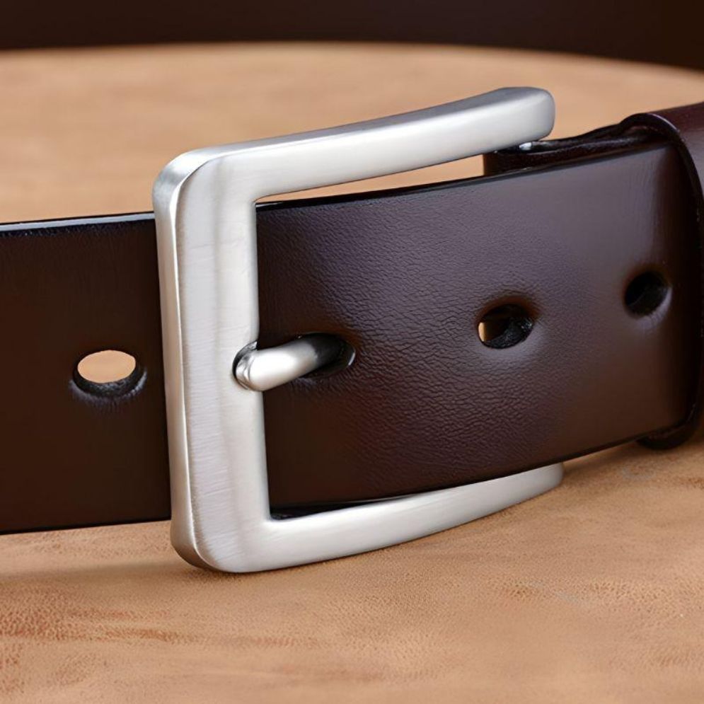 Ceinture en Cuir Pleine Fleur pour Homme Modèle Laurel - La Ceinturerie