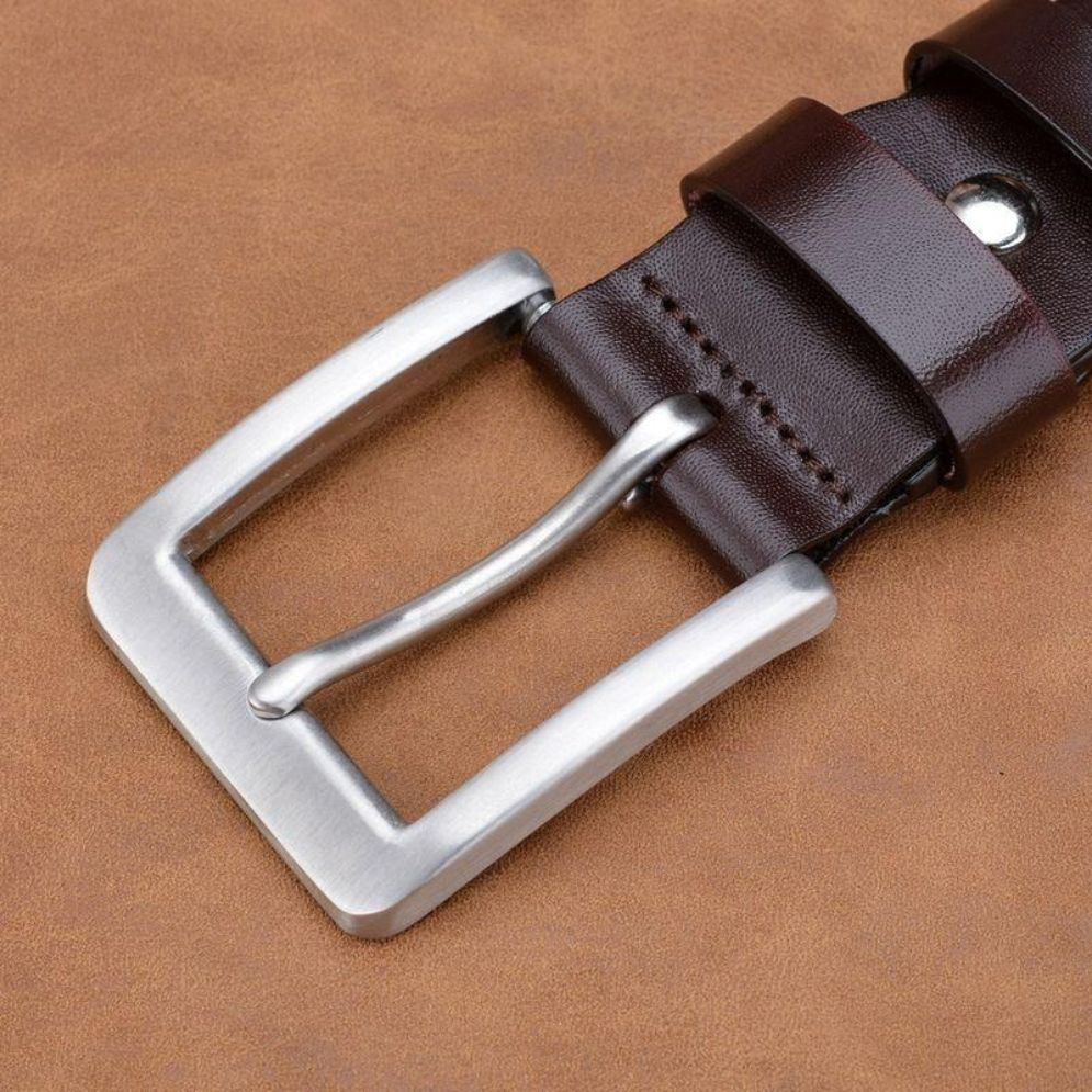 Ceinture en Cuir Pleine Fleur pour Homme Modèle Laurel - La Ceinturerie
