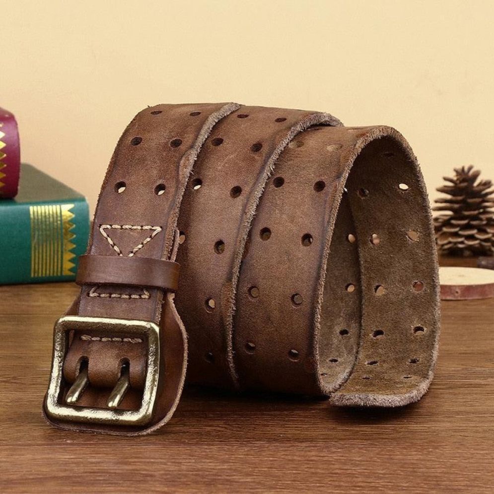 Ceinture en Cuir pour Femme Modèle Alen - La Ceinturerie
