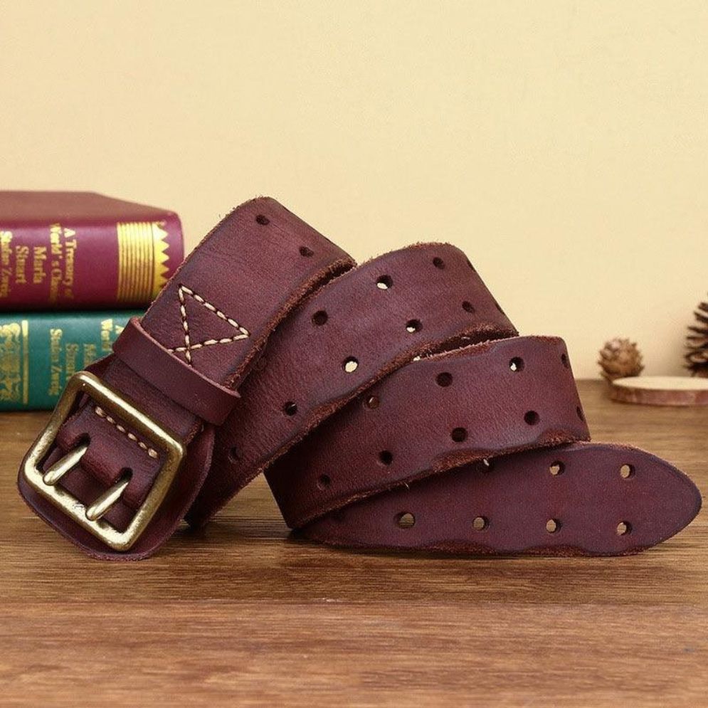 Ceinture en Cuir pour Femme Modèle Alen - La Ceinturerie
