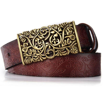 Ceinture en Cuir pour Femme Modèle Ananya - La Ceinturerie