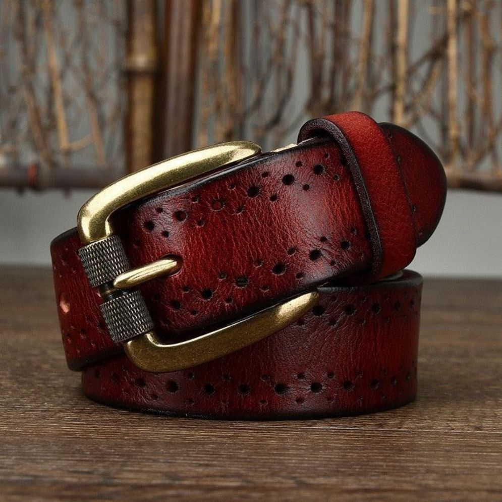 Ceinture en Cuir pour Femme Modèle Anei - La Ceinturerie