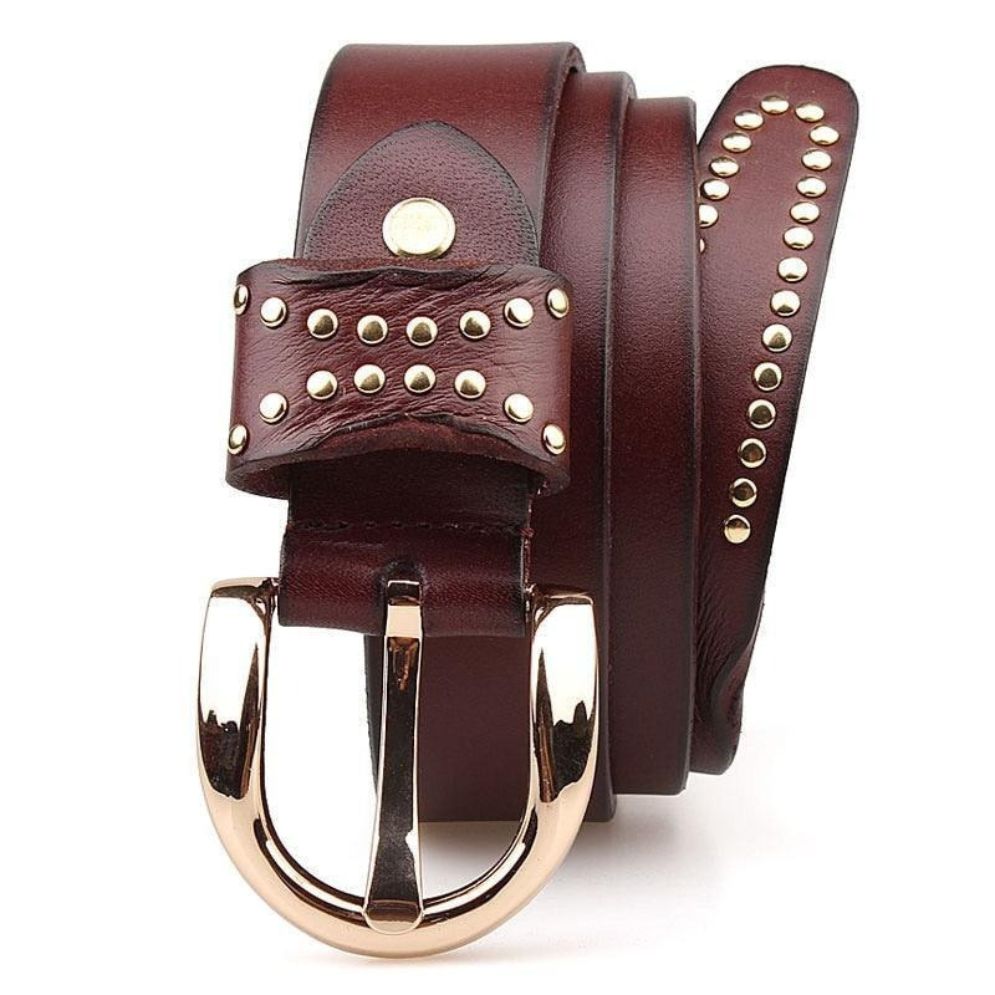 Ceinture en Cuir pour Femme Modèle Aulia - La Ceinturerie