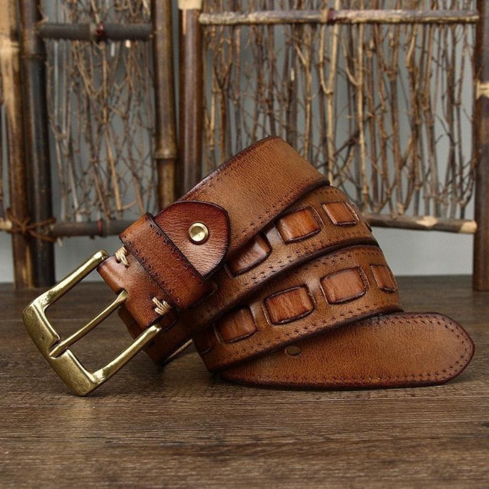 Ceinture en Cuir pour Femme Modèle Avainia - La Ceinturerie
