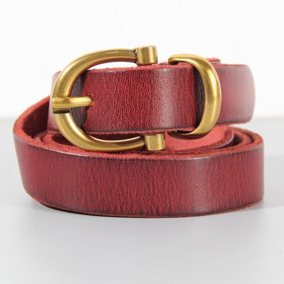 Ceinture en Cuir pour Femme Modèle Benthydora - La Ceinturerie