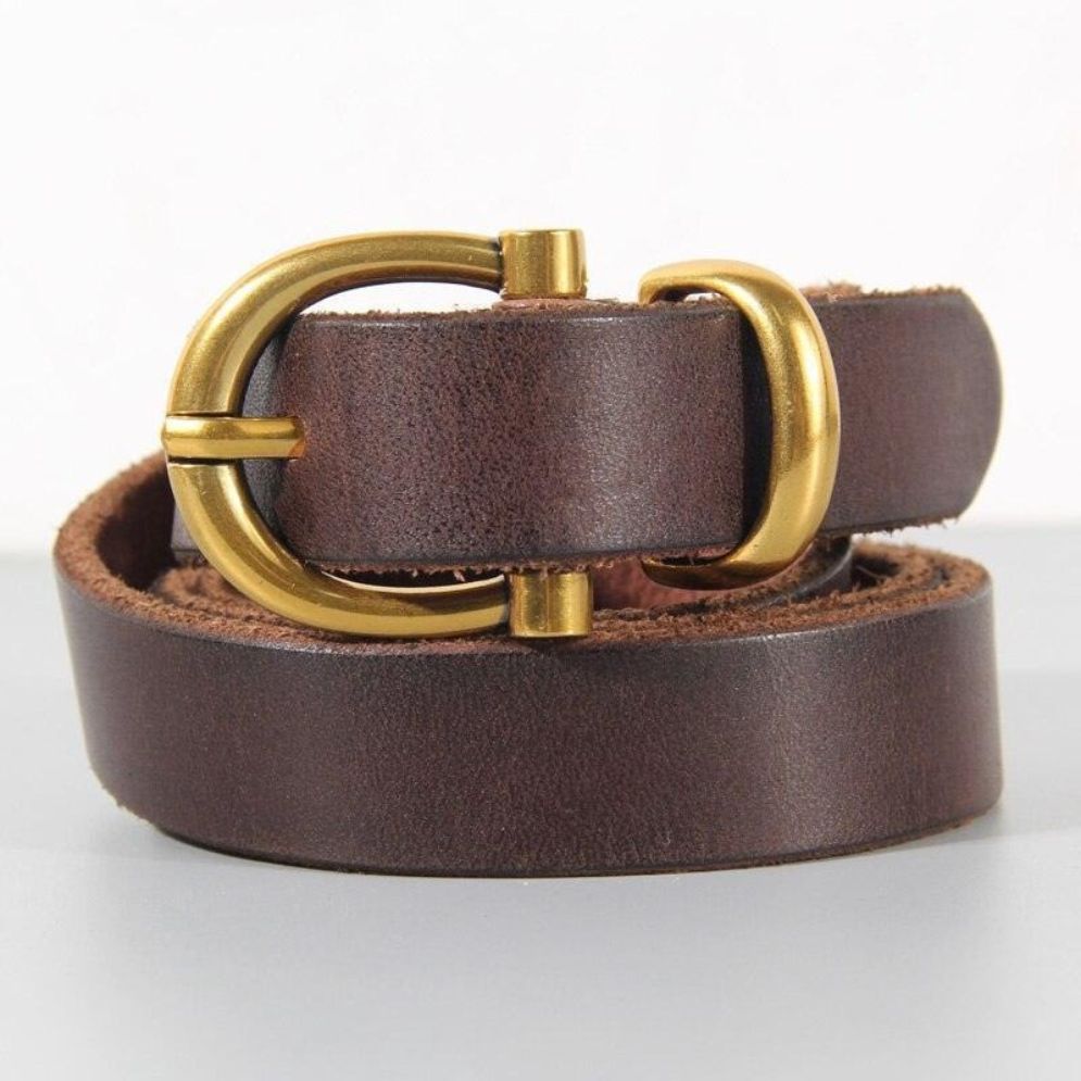 Ceinture en Cuir pour Femme Modèle Benthydora - La Ceinturerie
