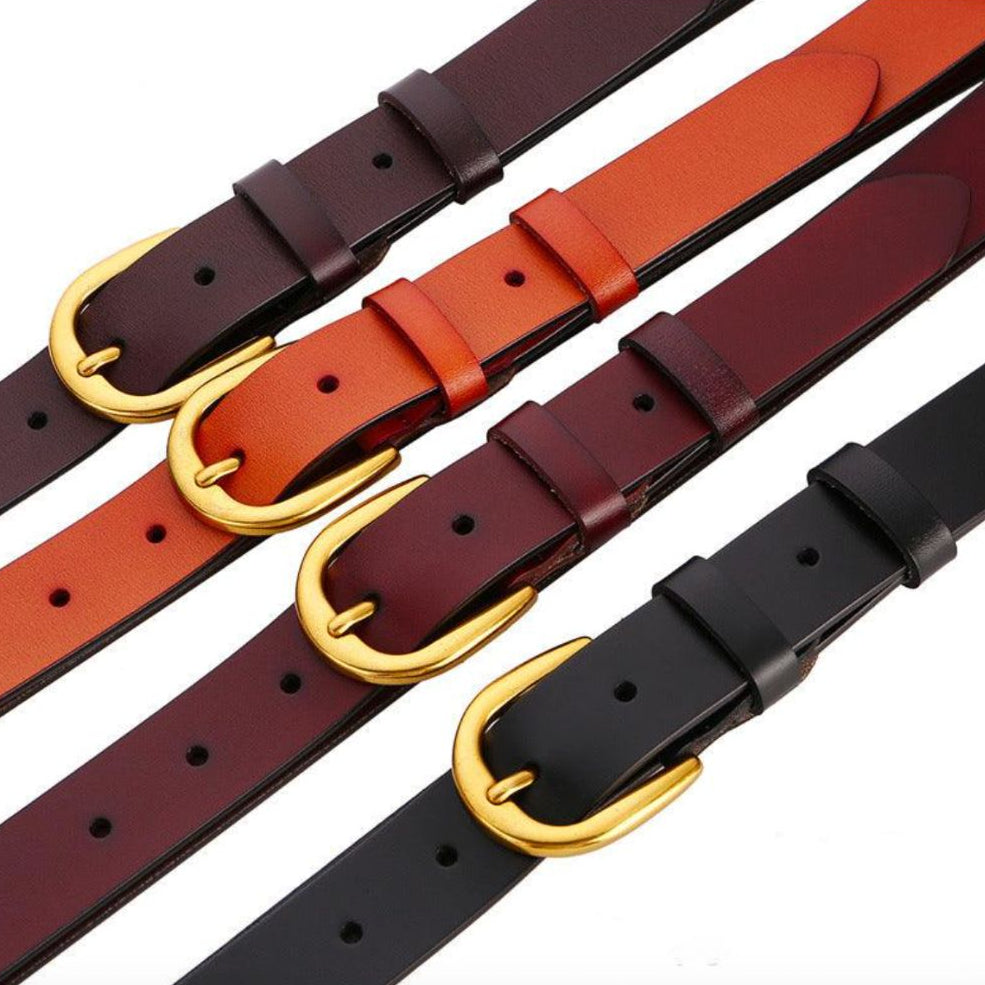 Ceinture en Cuir pour Femme Modèle Chloé - La Ceinturerie