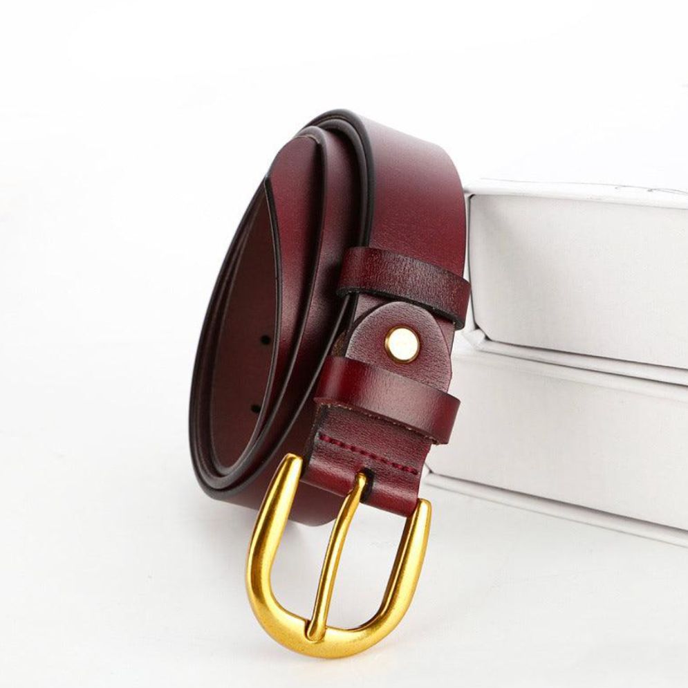 Ceinture en Cuir pour Femme Modèle Chloé - La Ceinturerie