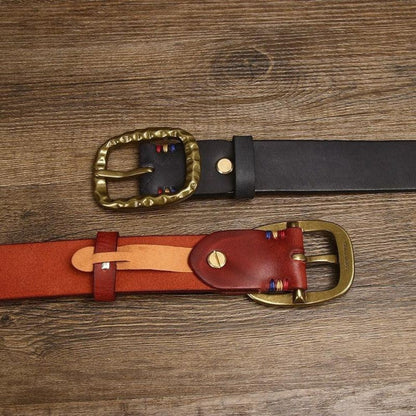 Ceinture en Cuir pour Femme Modèle Dina - La Ceinturerie