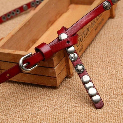 Ceinture en Cuir pour Femme Modèle Edvina - La Ceinturerie