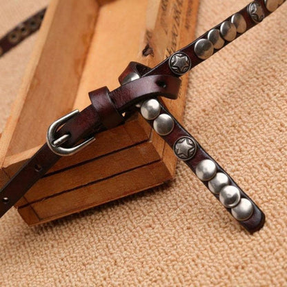 Ceinture en Cuir pour Femme Modèle Edvina - La Ceinturerie