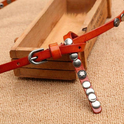 Ceinture en Cuir pour Femme Modèle Edvina - La Ceinturerie