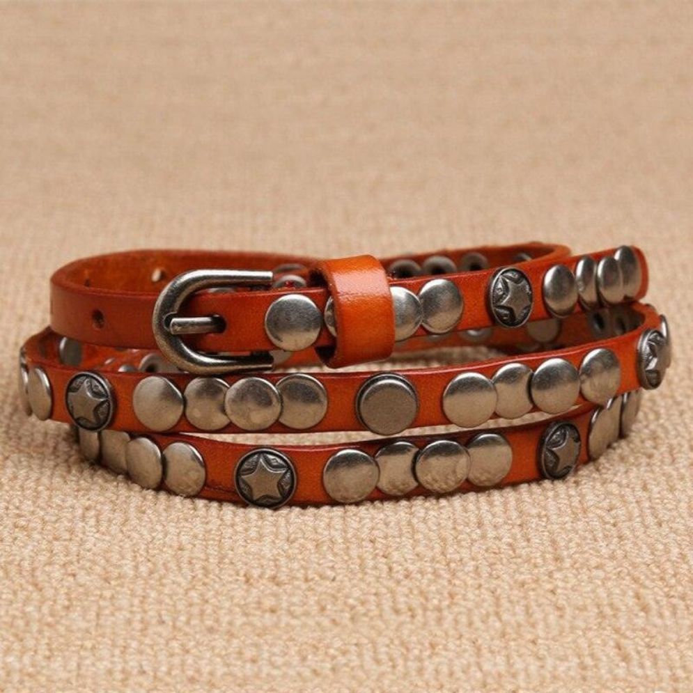 Ceinture en Cuir pour Femme Modèle Edvina - La Ceinturerie