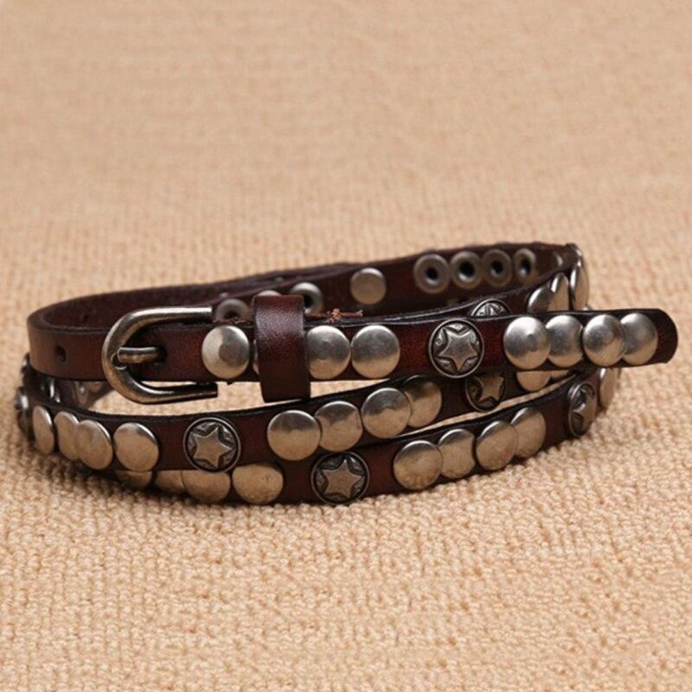 Ceinture en Cuir pour Femme Modèle Edvina - La Ceinturerie