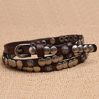 Ceinture en Cuir pour Femme Modèle Edvina - La Ceinturerie