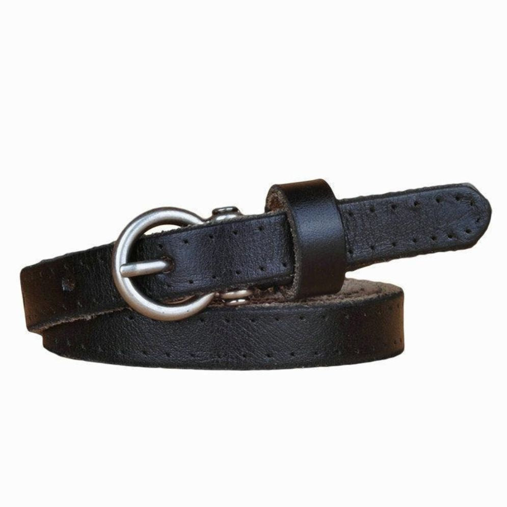 Ceinture en Cuir pour Femme Modèle Gulisa Noire
