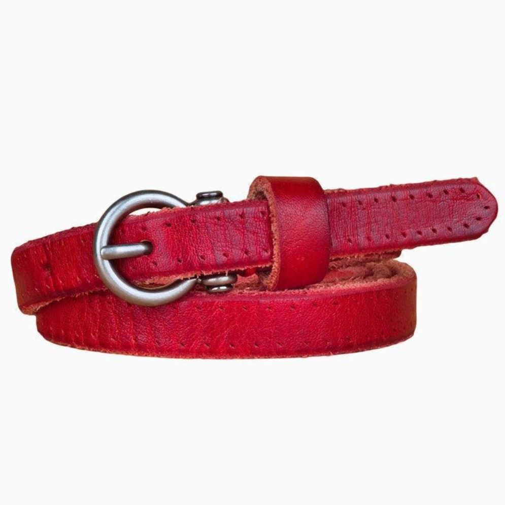 Ceinture en Cuir pour Femme Modèle Gulisa Rouge
