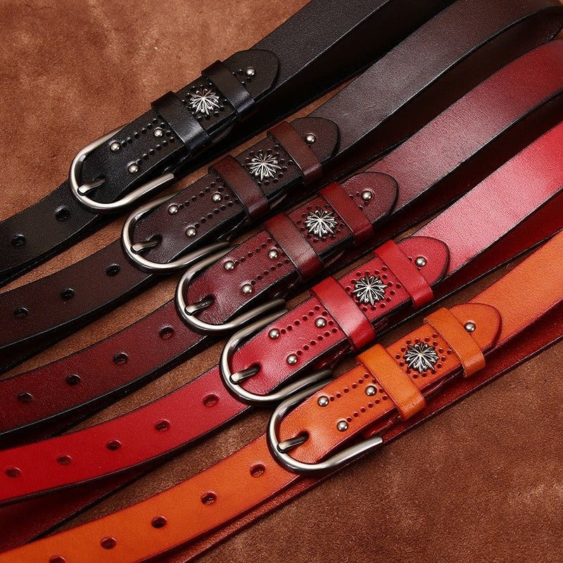 Ceinture en Cuir pour femme Modèle Imada - La Ceinturerie