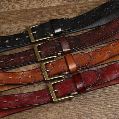 Ceinture en Cuir pour Femme Modèle Jora - La Ceinturerie