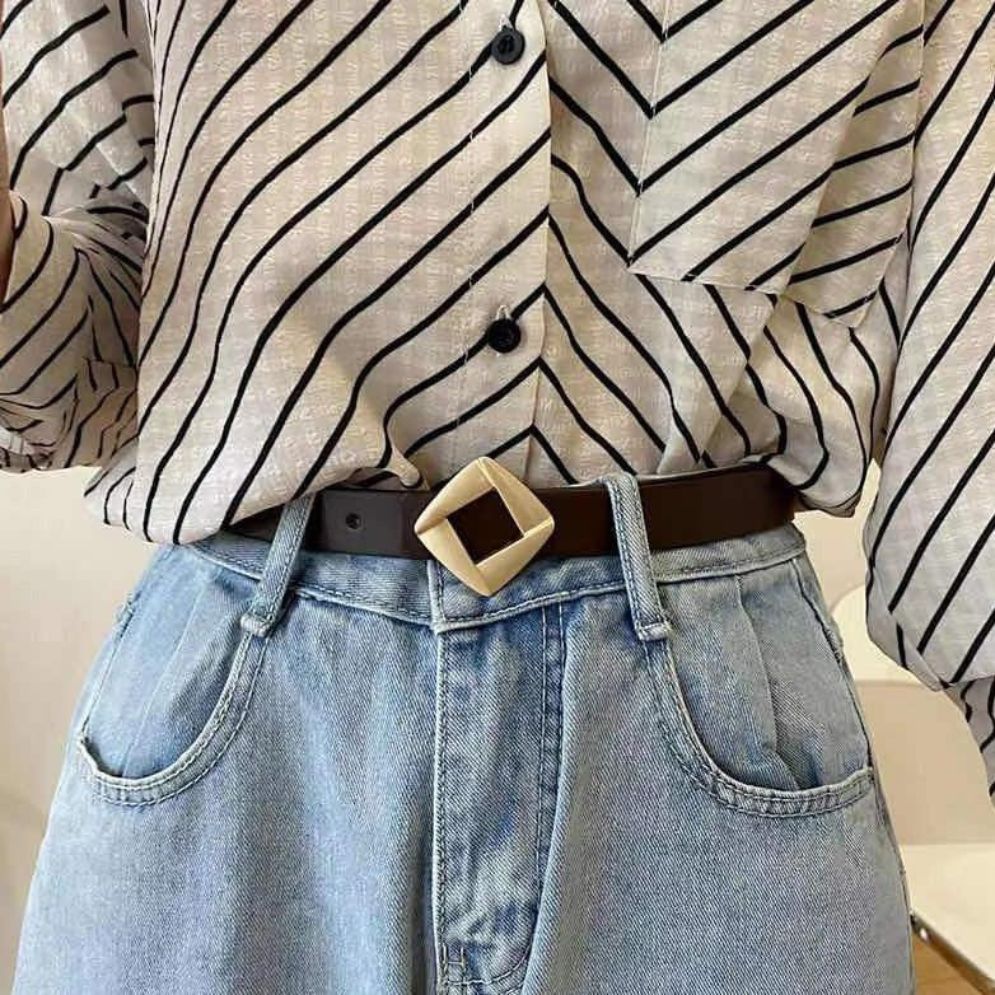 Ceinture en Cuir pour Femme Modèle Kafy - La Ceinturerie
