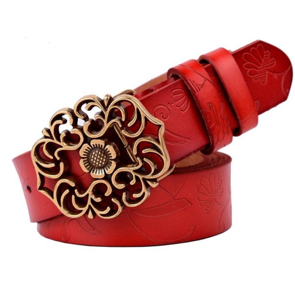 Ceinture en Cuir pour Femme Modèle Lena - La Ceinturerie