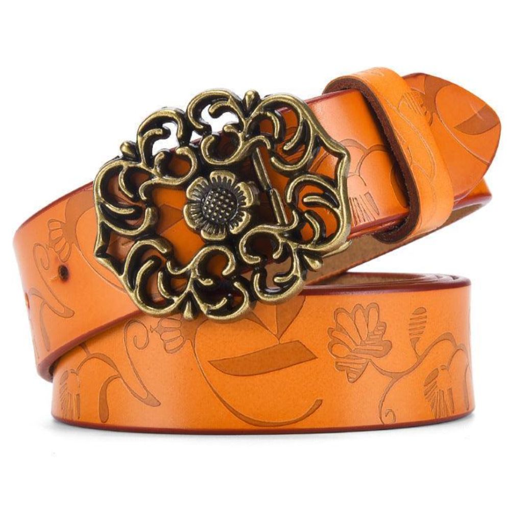 Ceinture en Cuir pour Femme Modèle Lena - La Ceinturerie