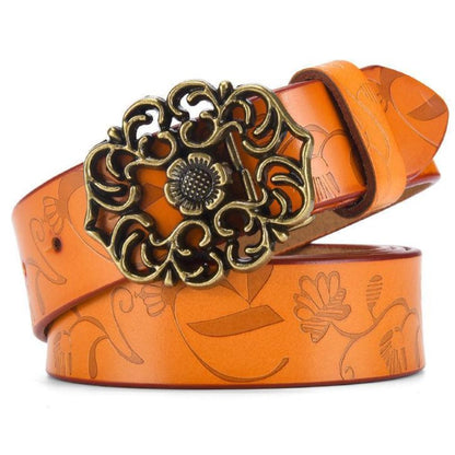 Ceinture en Cuir pour Femme Modèle Lena - La Ceinturerie