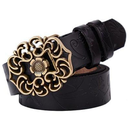 Ceinture en Cuir pour Femme Modèle Lena - La Ceinturerie