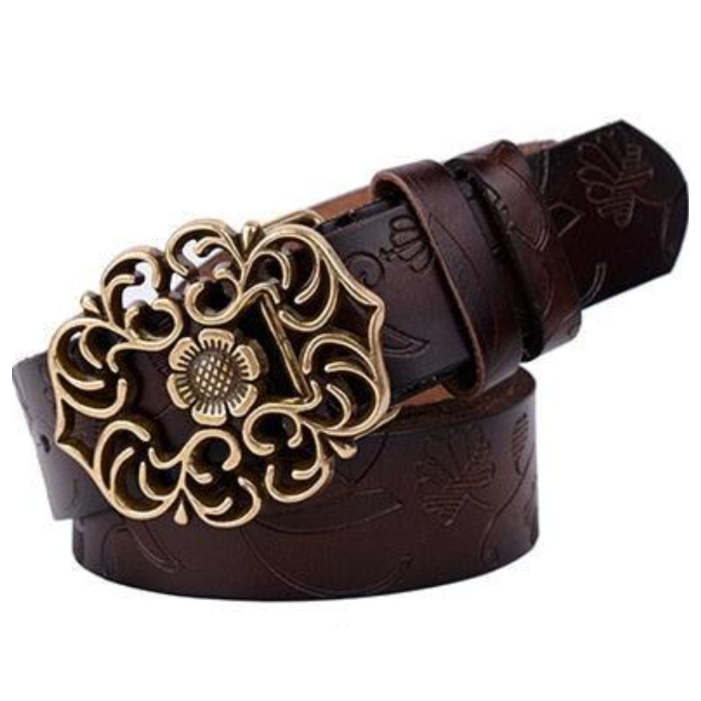 Ceinture en Cuir pour Femme Modèle Lena - La Ceinturerie
