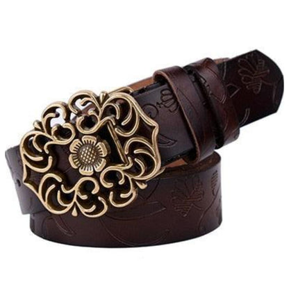 Ceinture en Cuir pour Femme Modèle Lena - La Ceinturerie