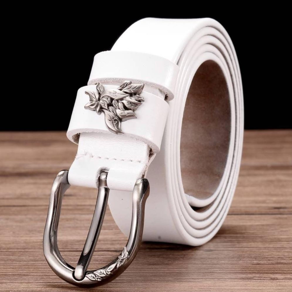 Ceinture en Cuir pour Femme Modèle Leona - La Ceinturerie