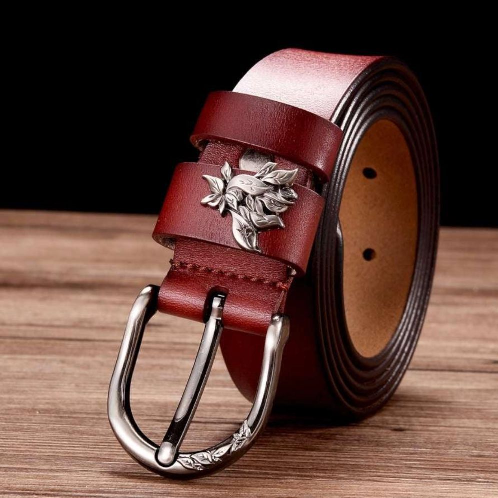 Ceinture en Cuir pour Femme Modèle Leona - La Ceinturerie