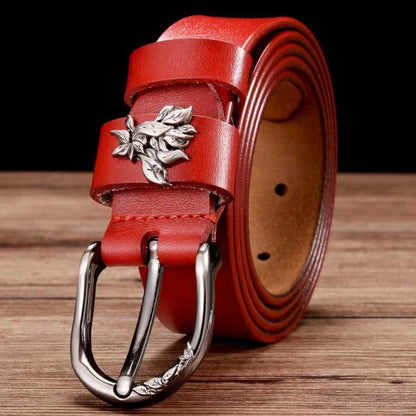 Ceinture en Cuir pour Femme Modèle Leona - La Ceinturerie